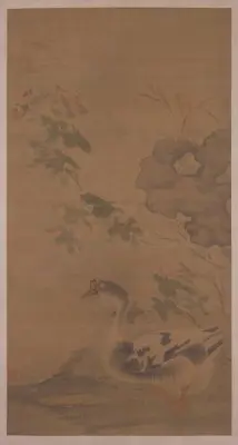 孙隆芙蓉鹅图轴 | 故宫绘画藏品