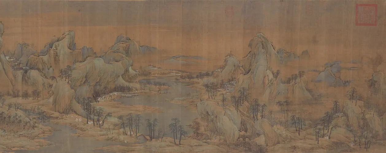 赵伯驹江山秋色图卷 | 故宫绘画藏品