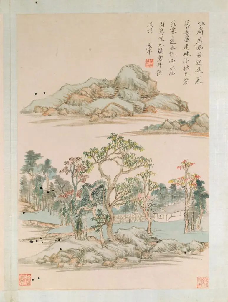 董其昌仿古山水册 | 故宫绘画藏品