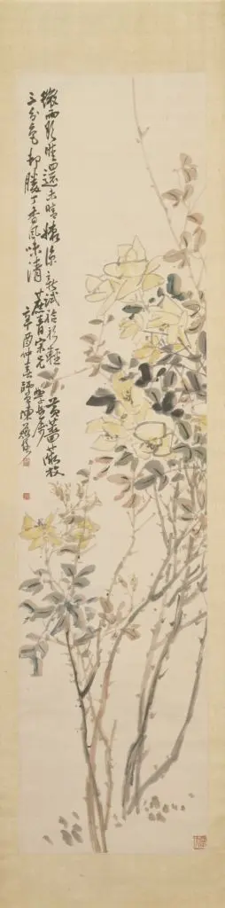 陈师曾蔷薇图轴 | 故宫绘画藏品