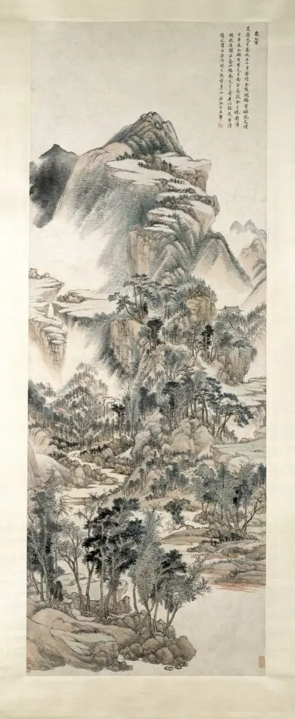 王翚仿黄公望山水图轴 | 故宫绘画藏品