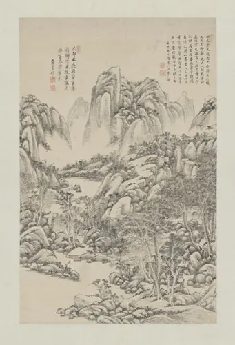 王原祁《仿黄公望富春山图》轴 | 故宫绘画藏品