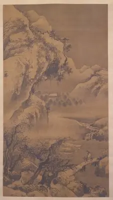 吴伟灞桥风雪图轴 | 故宫绘画藏品