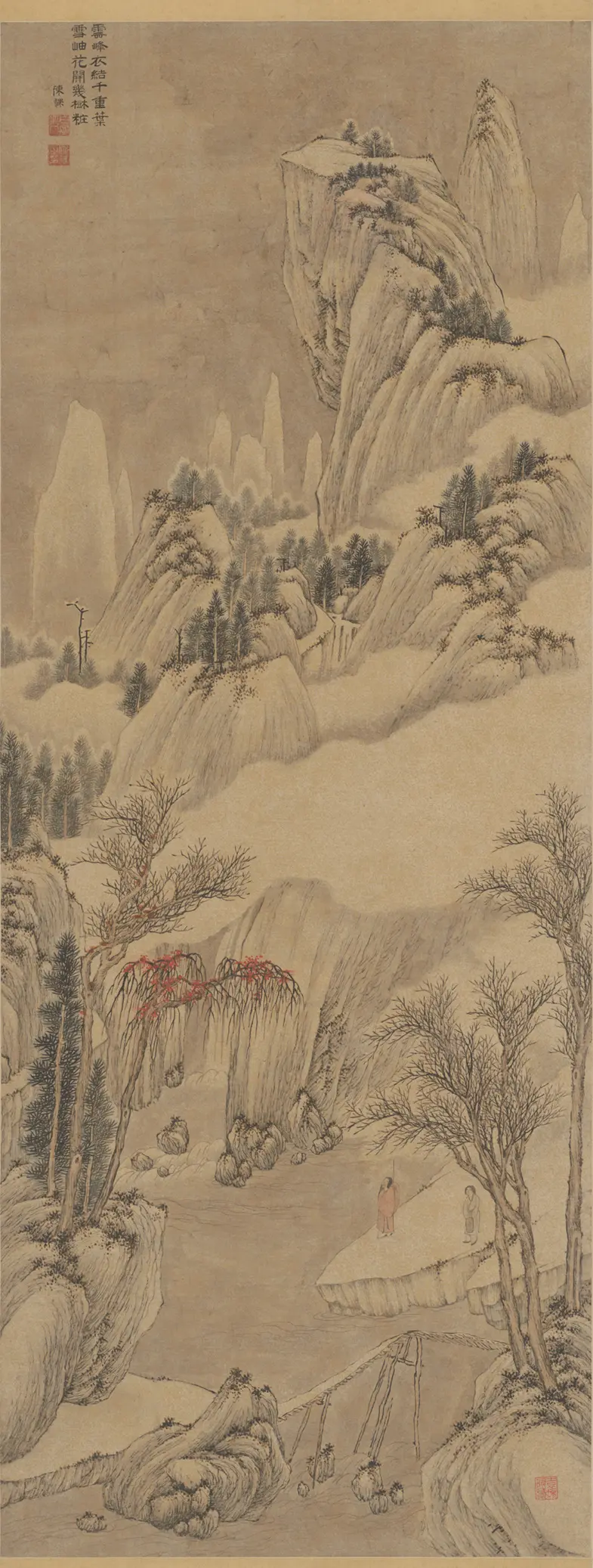 陈祼云雪苍茫轴 | 故宫绘画藏品