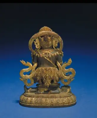 铁鎏金大黑天立像 | 故宫宫廷宗教类藏品
