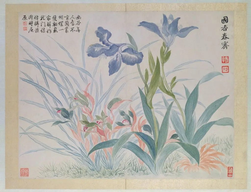 恽寿平山水花鸟图册 | 故宫绘画藏品