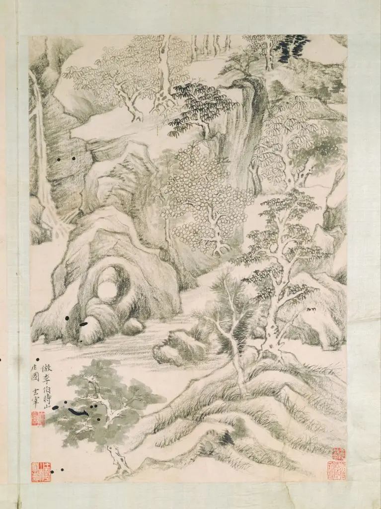 董其昌仿古山水册 | 故宫绘画藏品