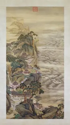 高其佩仙山楼阁图轴 | 故宫绘画藏品