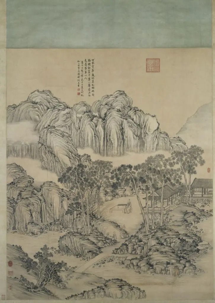 董邦达乾隆皇帝松荫消夏图轴 | 故宫绘画藏品