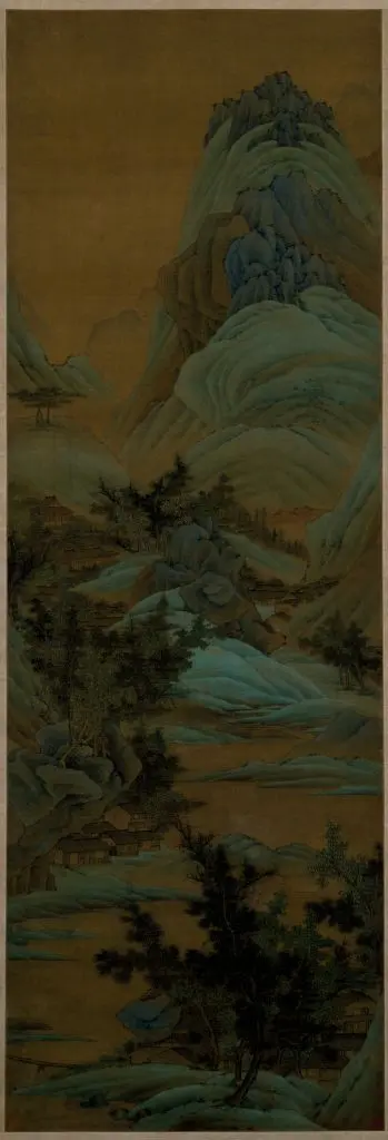 谢荪青绿山水图轴 | 故宫绘画藏品