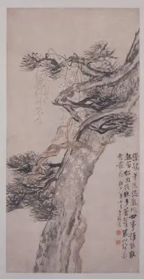 李鱓松藤图轴 | 故宫绘画藏品