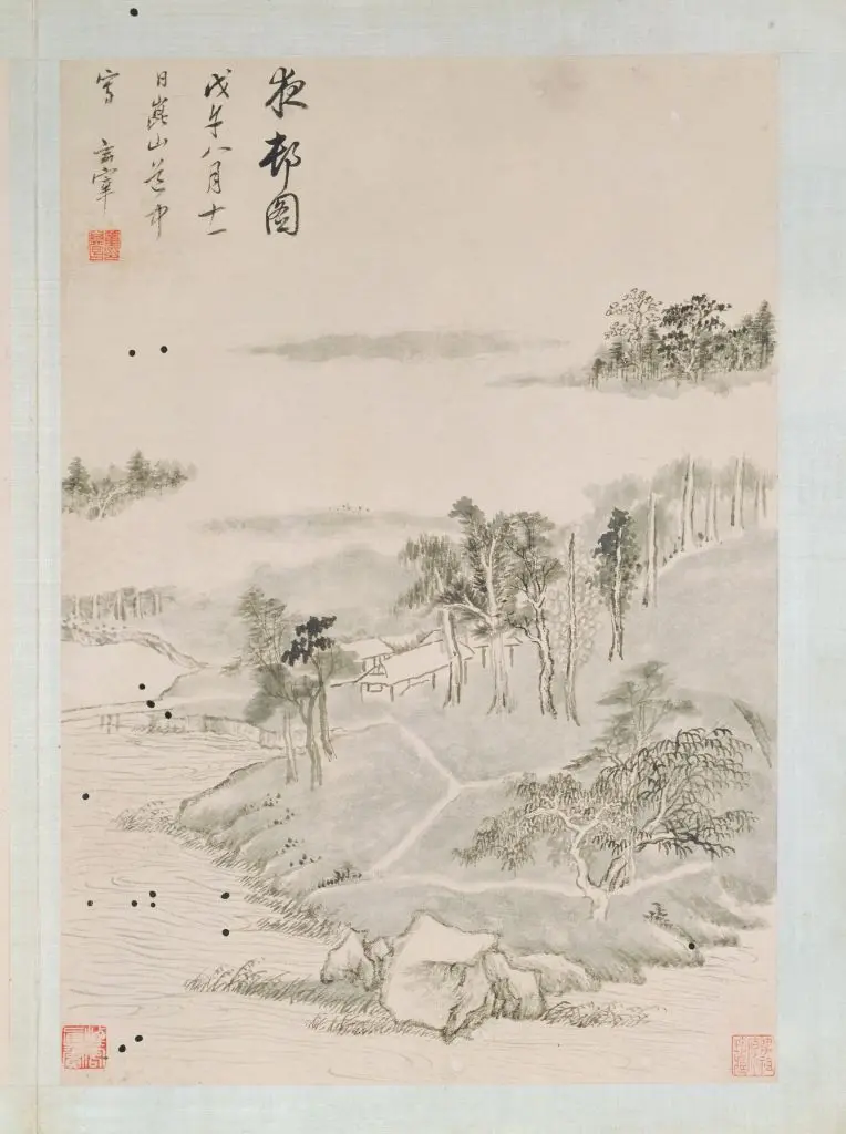 董其昌仿古山水册 | 故宫绘画藏品