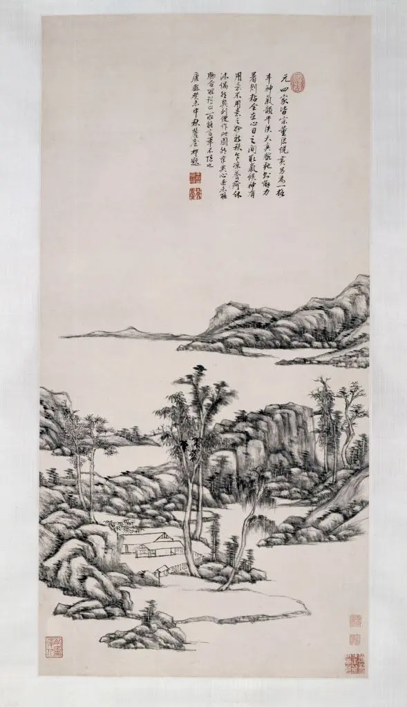 王原祁仿倪黄山水图轴 | 故宫绘画藏品