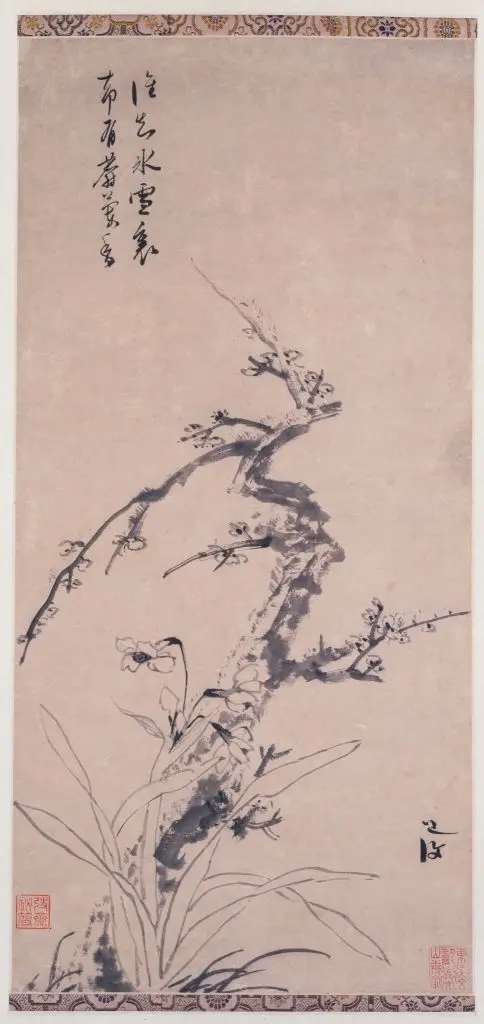 陈道复梅花水仙图轴 | 故宫绘画藏品