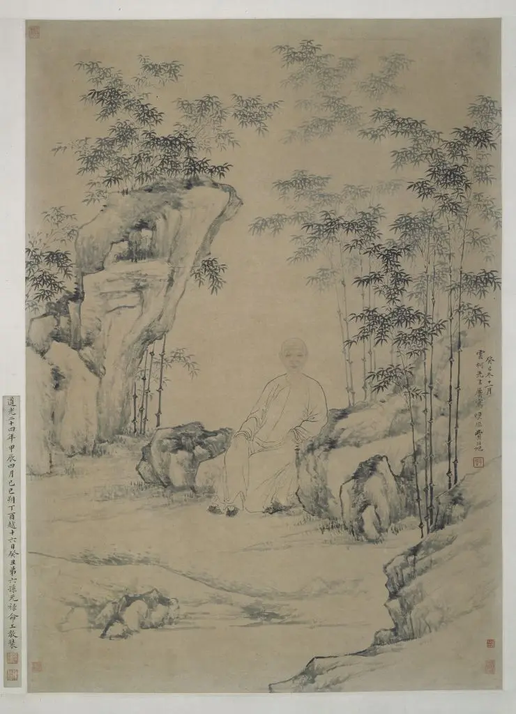 费丹旭陈云柯小像图轴 | 故宫绘画藏品