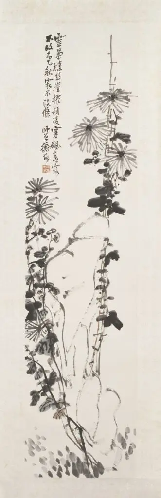 陈师曾菊花图轴 | 故宫绘画藏品