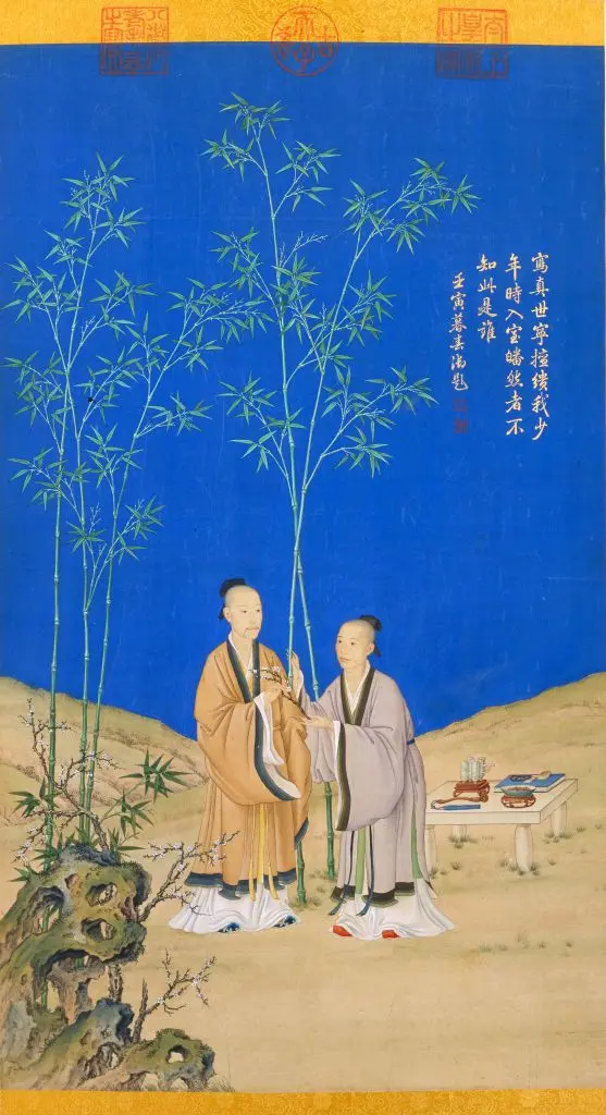 郎世宁平安春信图轴 | 故宫绘画藏品