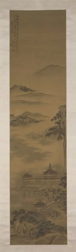 李寅仿郭忠恕山水楼阁图轴 | 故宫绘画藏品