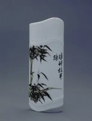 墨彩竹节式臂搁 | 故宫陶瓷器藏品