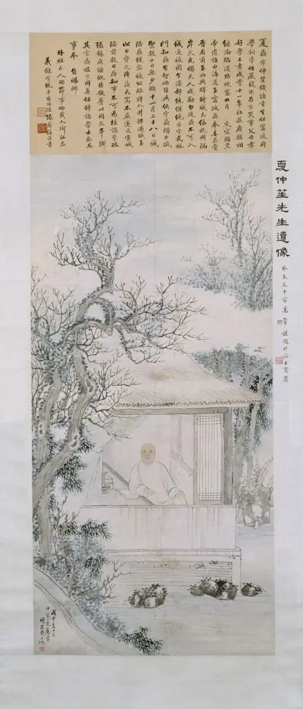 费丹旭夏仲笙像轴 | 故宫绘画藏品