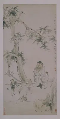 华喦钟馗秤鬼图轴 | 故宫绘画藏品