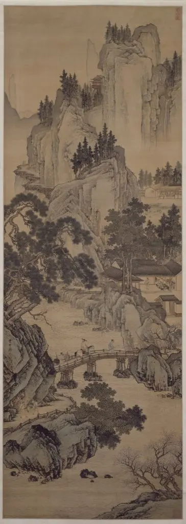 周臣春山游骑图轴 | 故宫绘画藏品