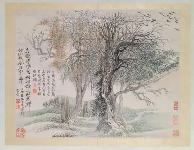 恽寿平山水花鸟图册 | 故宫绘画藏品