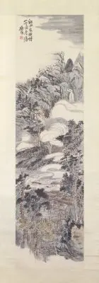 陈师曾溪山云雨图轴 | 故宫绘画藏品