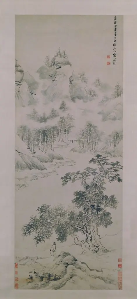 陈道复墨笔山水图轴 | 故宫绘画藏品