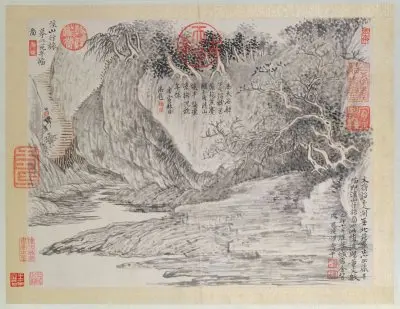 恽寿平山水花鸟图册 | 故宫绘画藏品