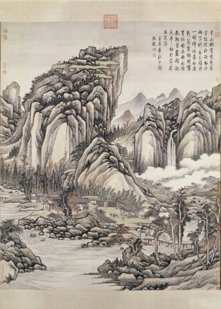 方琮秋山行旅图轴 | 故宫绘画藏品