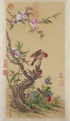 郎世宁花鸟图轴 | 故宫绘画藏品