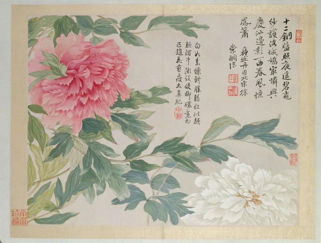 恽寿平山水花鸟图册 | 故宫绘画藏品