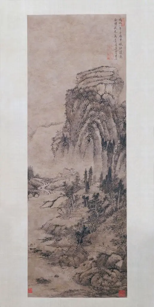 杜琼为吴宽作山水图轴 | 故宫绘画藏品