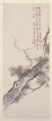 李鱓松藤图轴 | 故宫绘画藏品