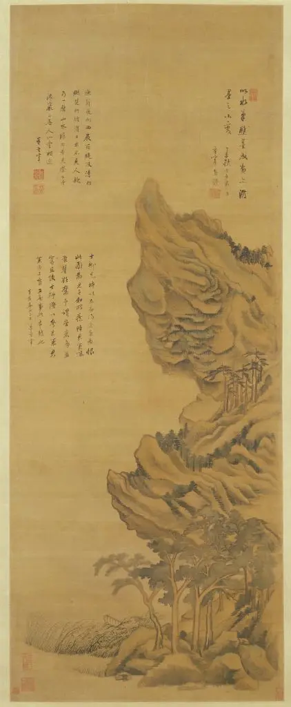 董其昌青绿山水图轴 | 故宫绘画藏品