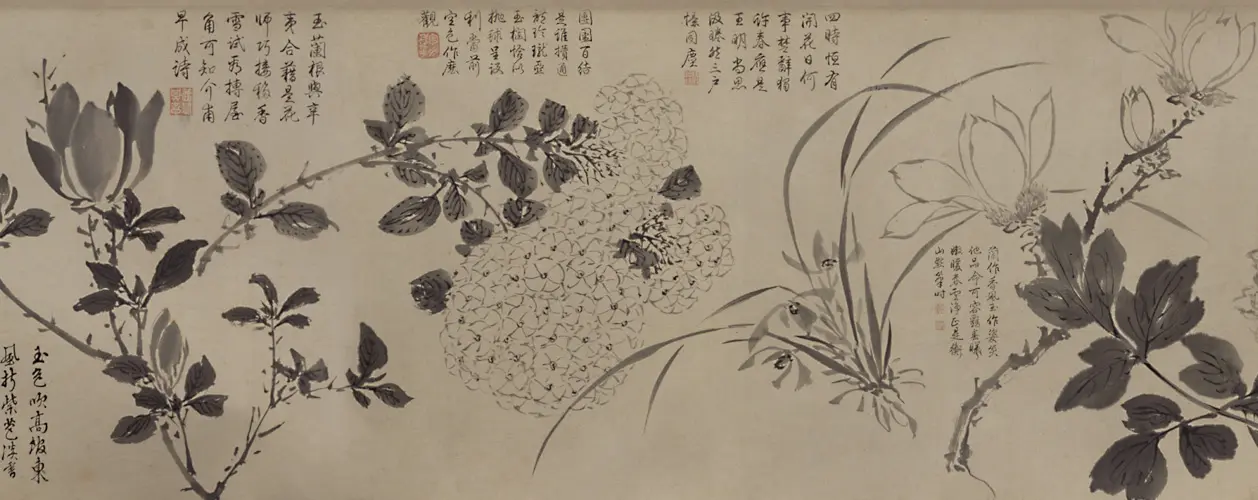 周之冕百花图卷 | 故宫绘画藏品