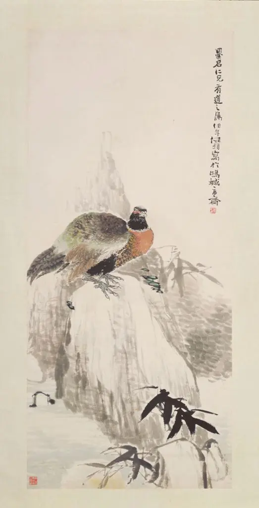 任颐月夜山鸡图轴 | 故宫绘画藏品