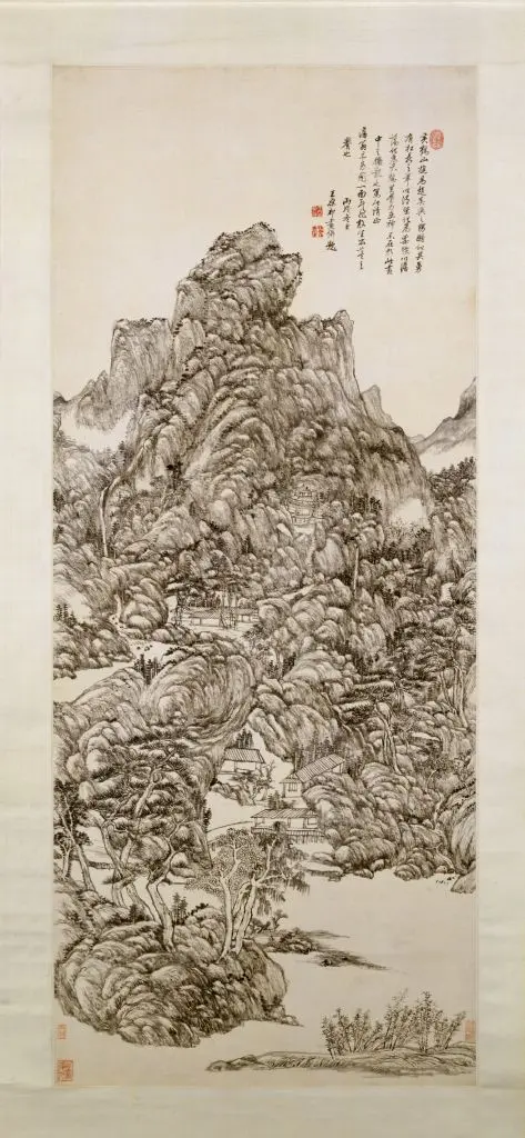 王原祁仿黄鹤山樵山水图轴 | 故宫绘画藏品