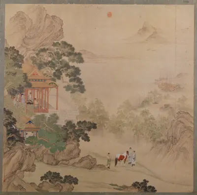 郎世宁乾隆皇帝阅骏图屏 | 故宫绘画藏品