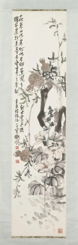 陈师曾榴石图轴 | 故宫绘画藏品