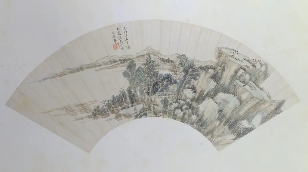 王原祁山水图扇页 | 故宫绘画藏品