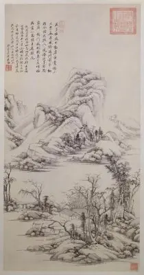 王鉴溪亭山色图轴 | 故宫绘画藏品