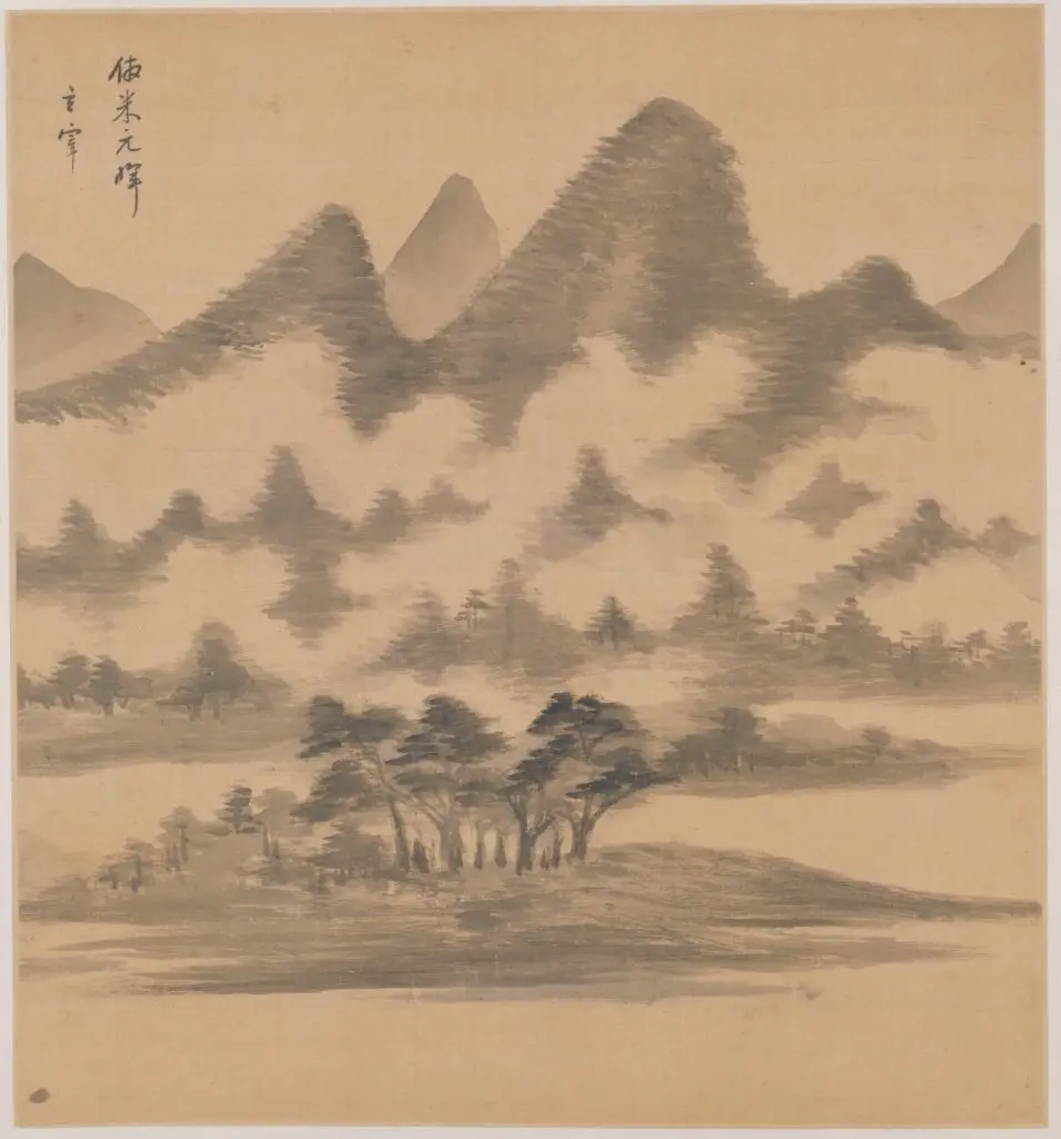 董其昌赠敬韬仿古山水册 | 故宫绘画藏品