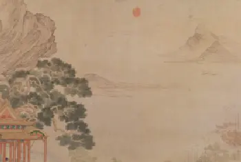 郎世宁乾隆皇帝阅骏图屏 - 故宫绘画藏品