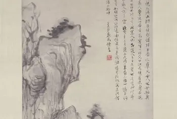 张风北固烟柳图轴 - 故宫绘画藏品