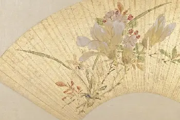 周之冕花卉图扇页 - 故宫绘画藏品