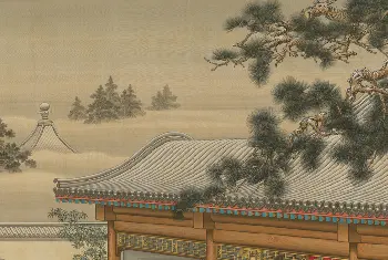 清人《弘历雪景行乐图》轴 - 故宫绘画藏品