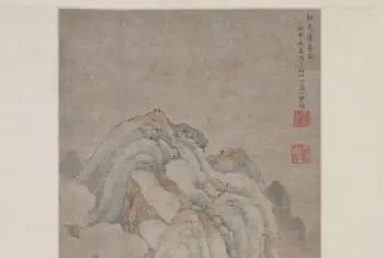 丁云鹏松泉清音图轴 - 故宫绘画藏品