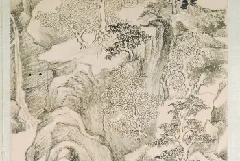 董其昌仿古山水册 - 故宫绘画藏品